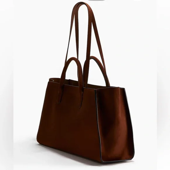 Hm ladies faux suede tote bag - Picture 1 of 5